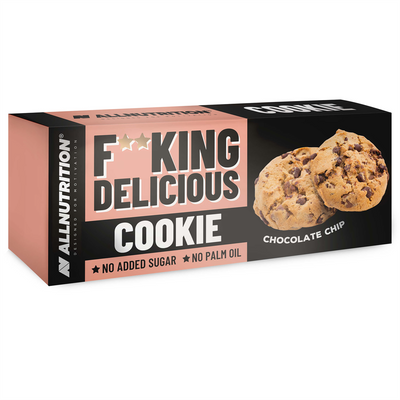 Печиво ALLNUTRITION FITKING DELICIOUS COOKIE 135 g CHOCOLATE CHIP  FDC-135CHC фото